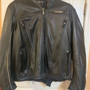 New, Harley Davidson 2 in 1 Leather Jacket, 2XL